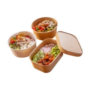 CONTENITORI E BOWL IN CARTONCINO + COPERCHI