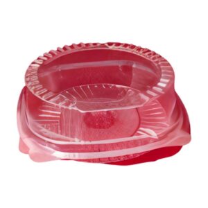 SCATOLA ROTONDA IN PET CON COPERCHIO