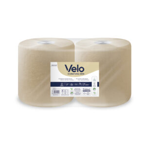 ASCIUGATUTTO 800 STRAPPI ECONATURAL 2 VELI macrogoffrati - KG. 2 a bobina - ECOLABEL