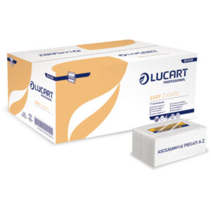 TOVAGLIOLO ASCIUGAMANI PIEGATO A "Z" CARTA RICICLATA 2 VELI PZ. 125