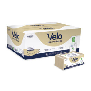 TOVAGLIOLO ASGIUGAMANI PIEGATO A "Z" ECONATURAL 2 VELI PZ. 220 - ECOLABEL