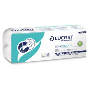 CARTA IGIENICA PURA CELLULOSA "AQUASTREAM"