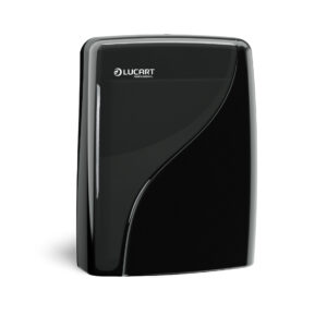 DISPENSER NERO PER TOVAGLIOLI ASCIUGAMANI PIEGATI A C-M-V-Z