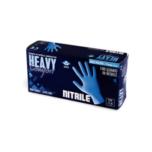 GUANTI BLU DERMA NITRILE
