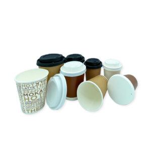 BICCHIERI IN CARTONCINO LINEA CALDO + COPERCHI