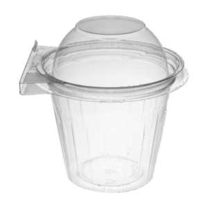 BICCHIERI TAMPER IN PET CON COPERCHIO